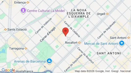 Apartments for rent in Barcelona Eixample - Photo from Google Street View