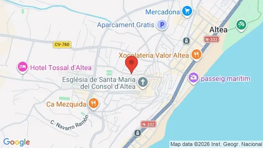 Apartments for rent i Alicante/Alacant - kort over placeringen