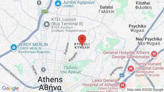 Apartments for rent in Athens Kypseli - Photo from Google Street View