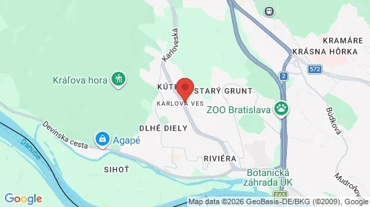 Houses for rent in Bratislava Karlova Ves - Photo from Google Street View