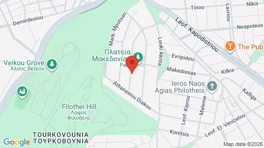 Apartments for rent i Filothei-Psychiko - kort over placeringen