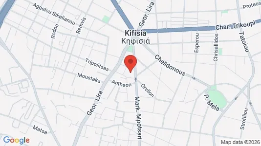Apartments for rent i Kifisia - kort over placeringen