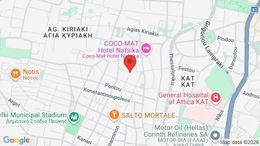 Apartments for rent i Kifisia - kort over placeringen