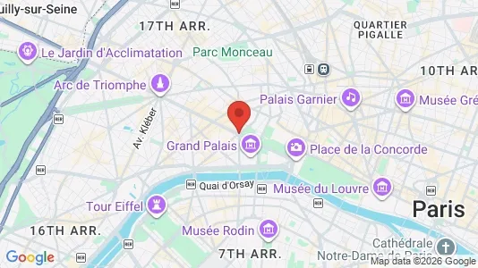 Rooms for rent in Paris 8ème arrondissement - Photo from Google Street View