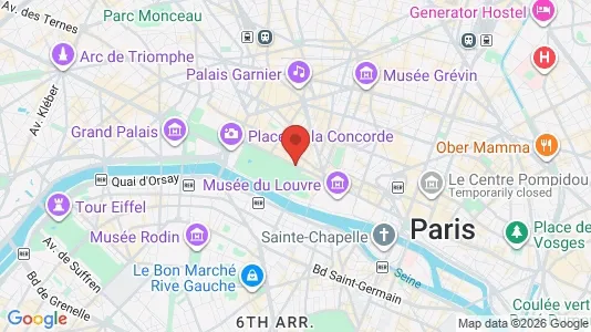 Rooms for rent in Paris 1er arrondissement - Photo from Google Street View