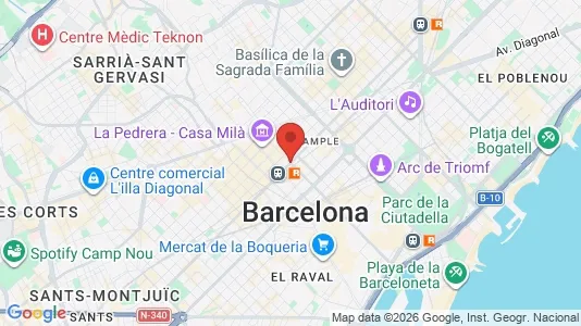 Apartments for rent in Barcelona Eixample - Photo from Google Street View