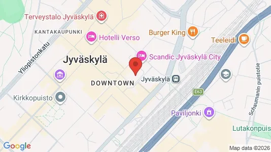 Apartments for rent i Jyväskylä - kort over placeringen