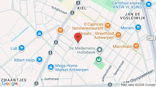 Apartments for rent i Stad Antwerp - kort over placeringen