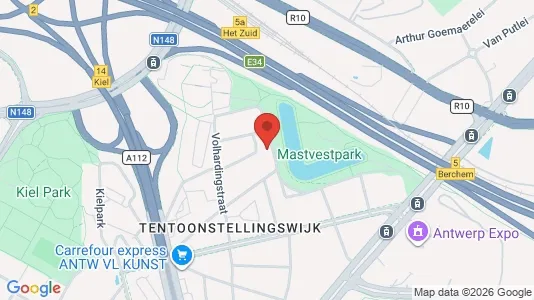 Apartments for rent i Stad Antwerp - kort over placeringen
