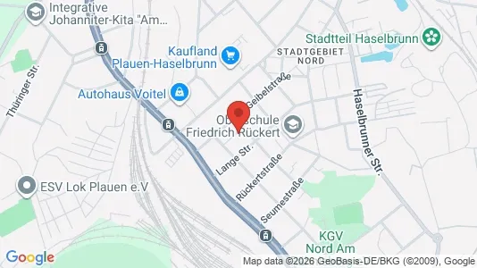 Apartments for rent i Vogtlandkreis - kort over placeringen
