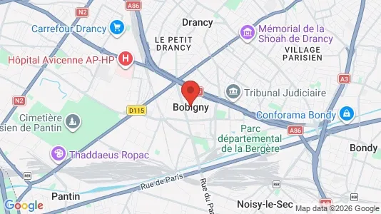 Rooms for rent in Bobigny - Photo from Google Street View