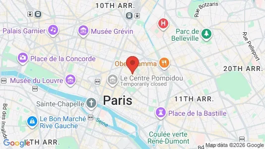 Rooms for rent in Paris 3ème arrondissement - Marais - Photo from Google Street View