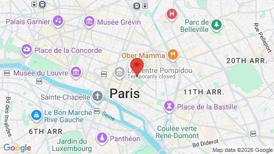 Rooms for rent in Paris 4ème arrondissement - Marais - Photo from Google Street View