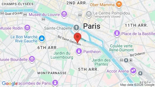 Rooms for rent in Paris 5ème arrondissement - Latin Quarter - Photo from Google Street View