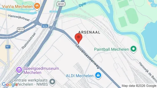 Apartments for rent i Mechelen - kort over placeringen