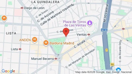 Apartments for rent in Madrid Salamanca - Photo from Google Street View