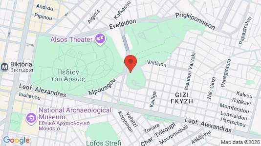 Apartments for rent i Athens Ampelokipoi - kort over placeringen