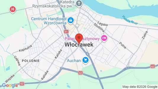 Apartments for rent in Włocławek - Photo from Google Street View