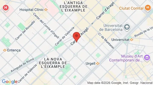 Apartments for rent in Barcelona Eixample - Photo from Google Street View