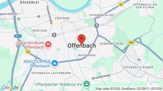 Apartments for rent in Offenbach am Main - Photo from Google Street View