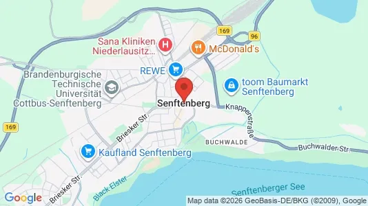 Apartments for rent i Oberspreewald-Lausitz - kort over placeringen
