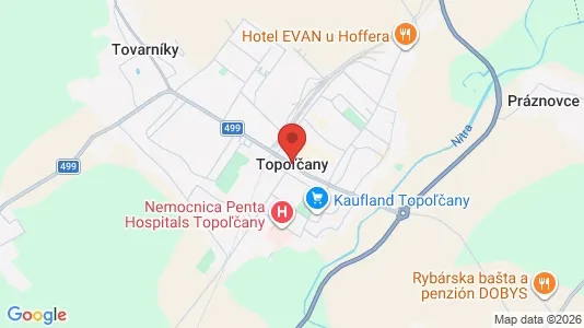 Apartments for rent in Topoľčany - Photo from Google Street View