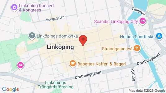 Apartments for rent i Linköping - kort over placeringen