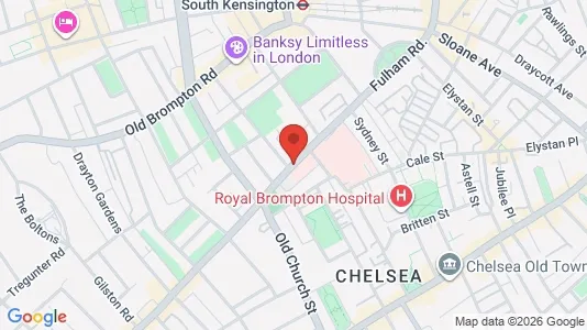 Apartments for rent i London SW3 - kort over placeringen