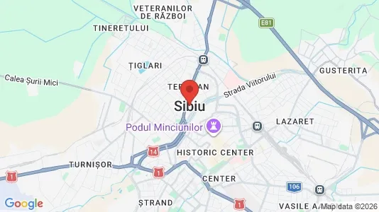 Houses for rent i Sibiu - kort over placeringen