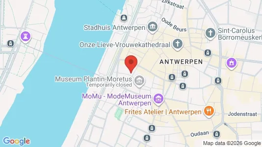 Apartments for rent i Stad Antwerp - kort over placeringen