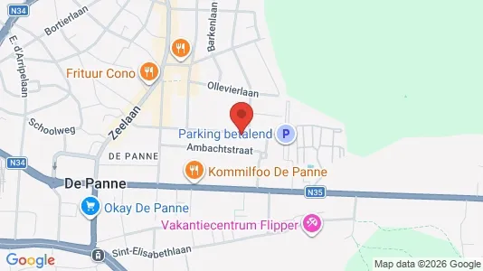 Apartments for rent in De Panne - Photo from Google Street View