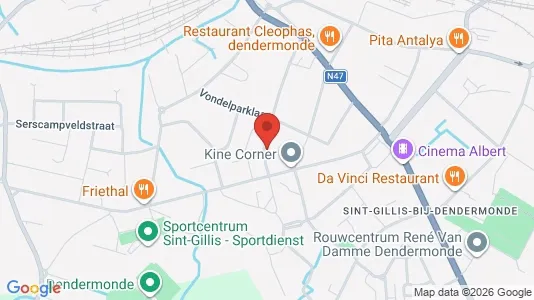 Apartments for rent i Dendermonde - kort over placeringen