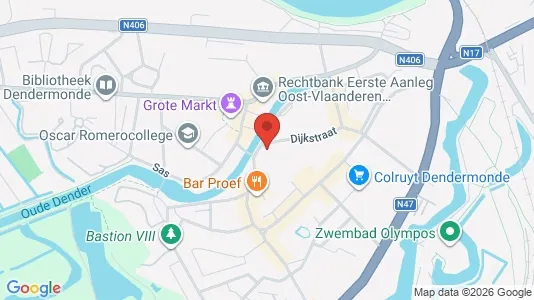 Apartments for rent i Dendermonde - kort over placeringen