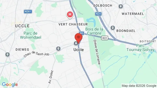 Apartments for rent in Brussels Ukkel - Photo from Google Street View