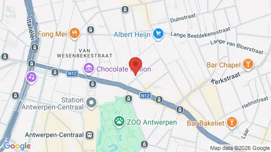 Apartments for rent i Stad Antwerp - kort over placeringen