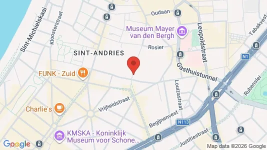 Apartments for rent i Stad Antwerp - kort over placeringen