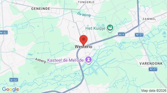 Houses for rent i Westerlo - kort over placeringen
