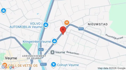 Apartments for rent in Veurne - Photo from Google Street View
