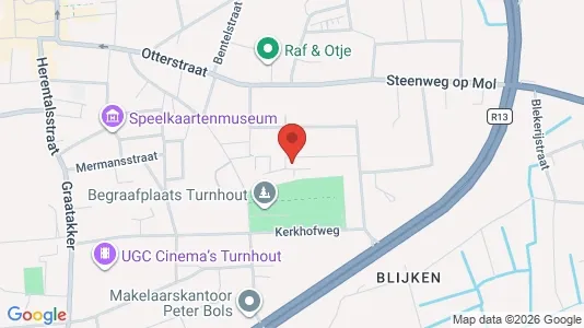 Apartments for rent i Turnhout - kort over placeringen