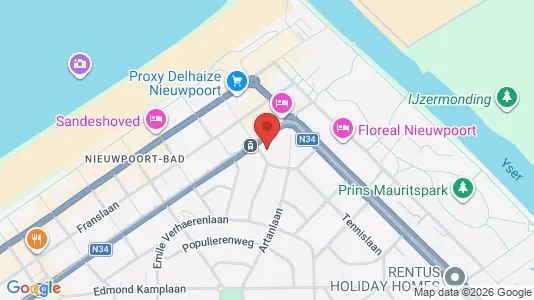 Apartments for rent i Nieuwpoort - kort over placeringen