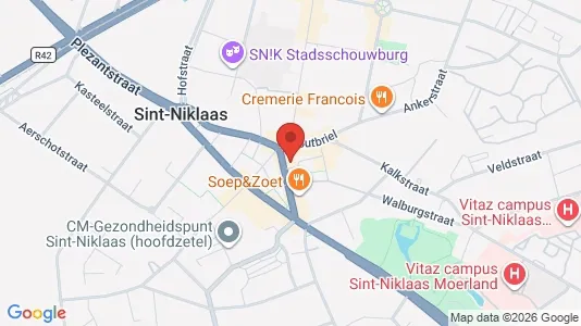 Apartments for rent i Sint-Niklaas - kort over placeringen