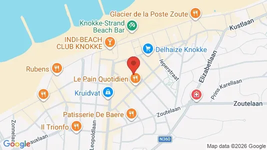 Apartments for rent in Knokke-Heist - Photo from Google Street View