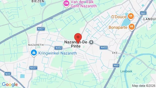 Houses for rent i Nazareth - kort over placeringen
