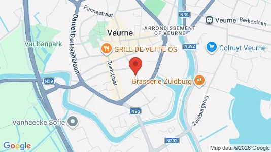 Apartments for rent in Veurne - Photo from Google Street View