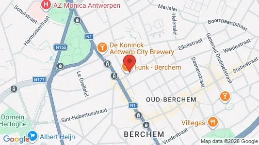 Apartments for rent i Stad Antwerp - kort over placeringen