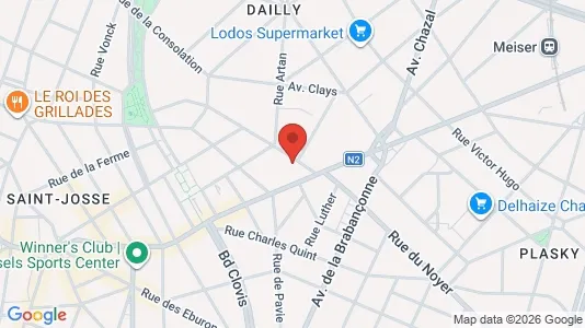 Apartments for rent i Brussels Schaarbeek - kort over placeringen