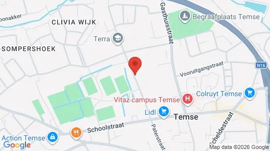 Apartments for rent i Temse - kort over placeringen