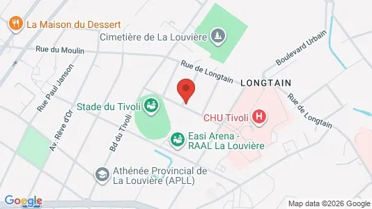 Apartments for rent i La Louvière - kort over placeringen