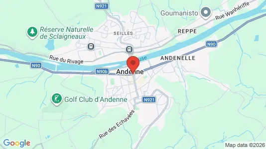 Apartments for rent in Andenne - Photo from Google Street View