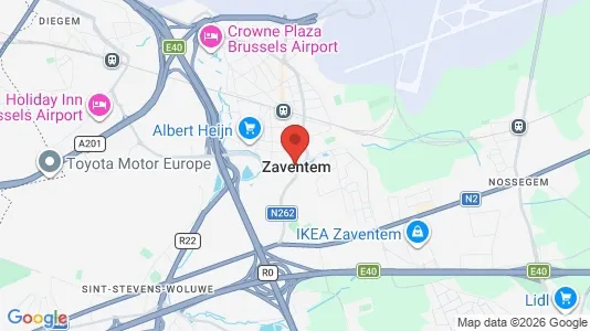 Apartments for rent i Zaventem - kort over placeringen
